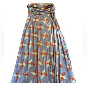 LulaRoe Maxi Skirt Sz S  great preowned pull On Style